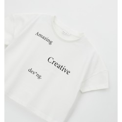 T-shirt ragazza in cotone