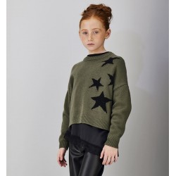 Maglione ragazza con stelle