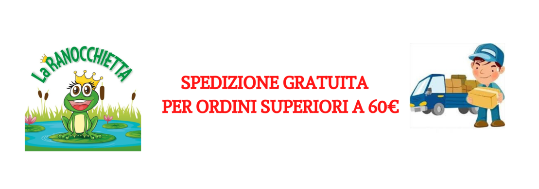 CONSEGNA GRATUITA A PARTIRE DA 60 EURO